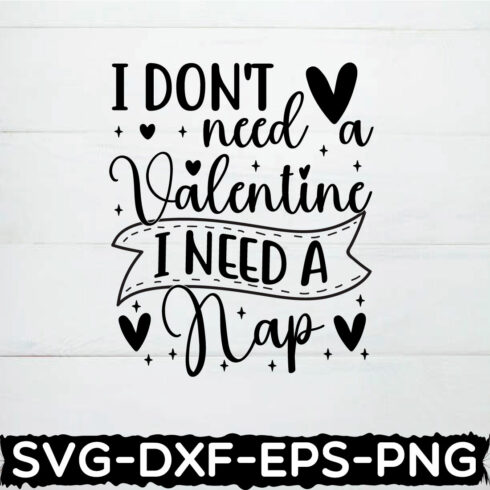 i don't need a valentine i need a nap shirt cover image.