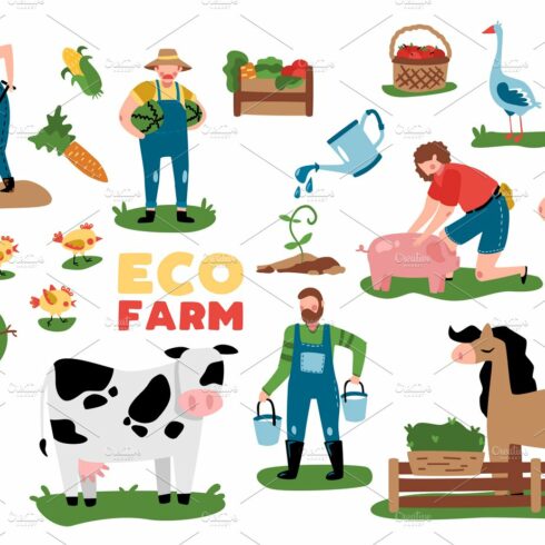 Eco farming images set cover image.