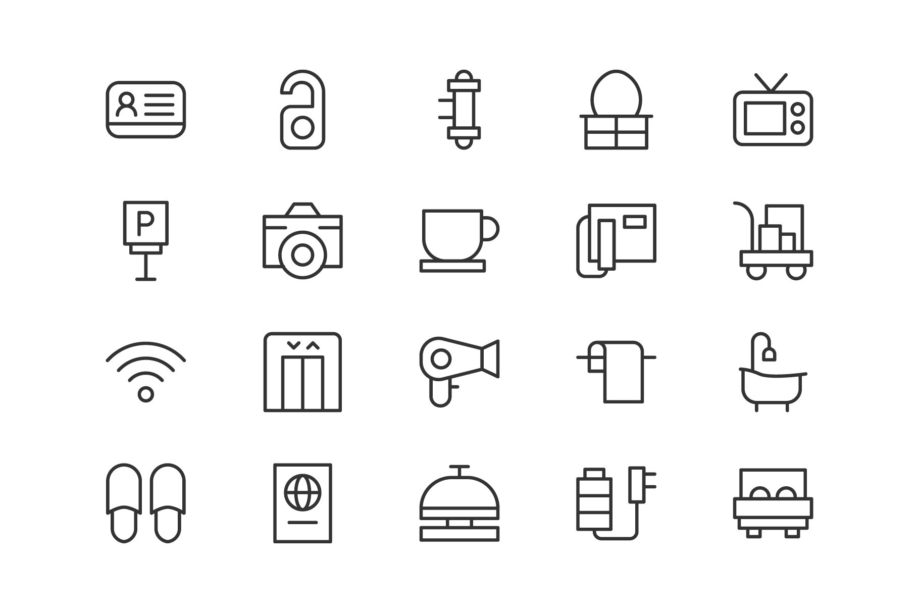 Stroke Accommodation Line Icons cover image.