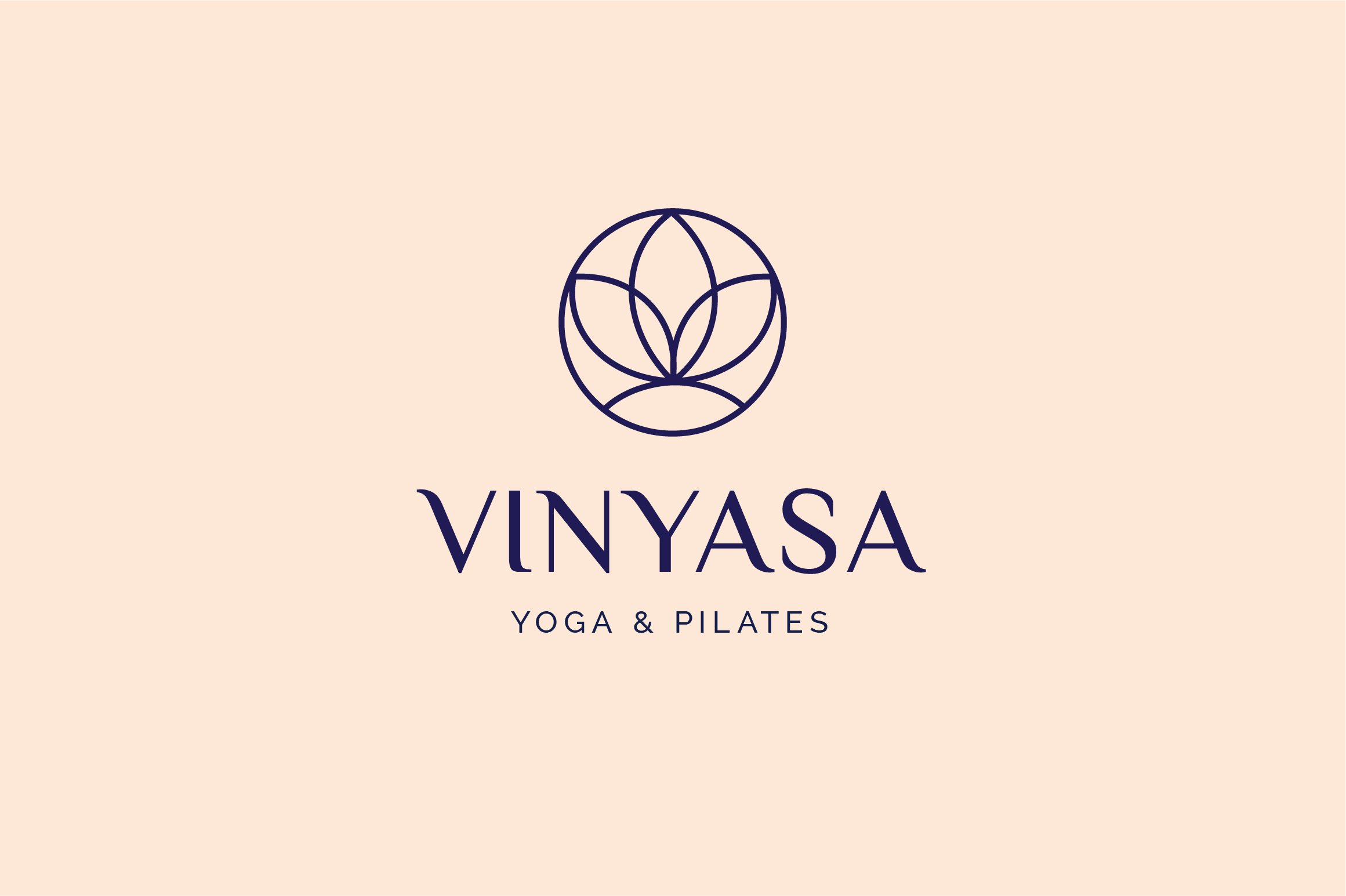 Minimal Yoga Flower Logo I Branding cover image.