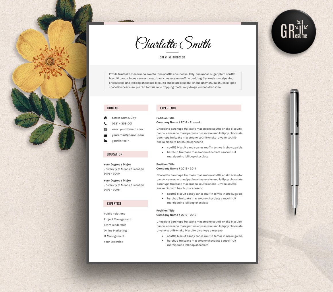 Resume Template | CV Template - 01 cover image.