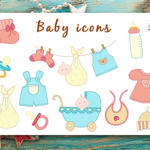 Baby Icons Set cover image.