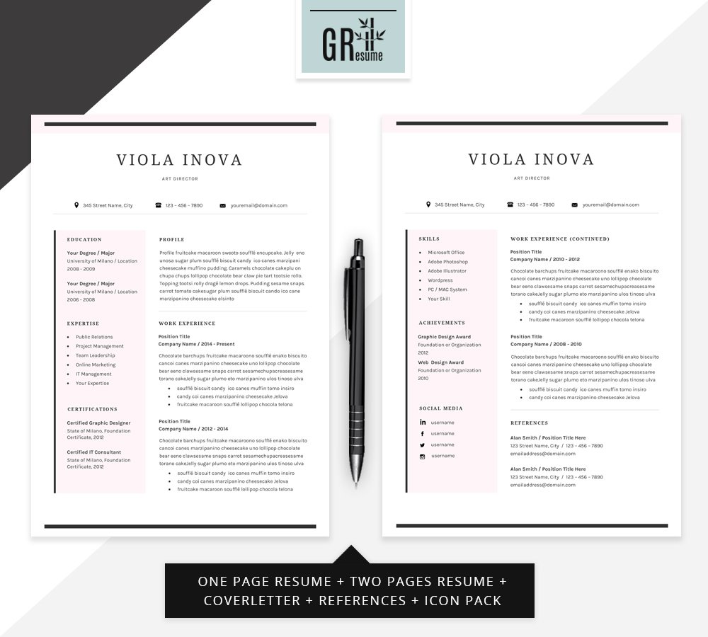 Resume Template | CV Template - 02 preview image.