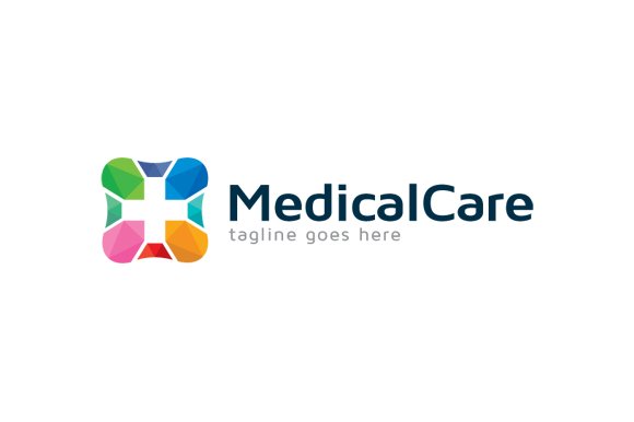 Medical Logo Template Design preview image.