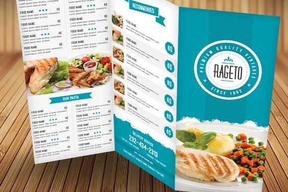 Clean Food Menu preview image.