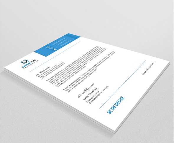 Corporate Letterhead-V01 preview image.