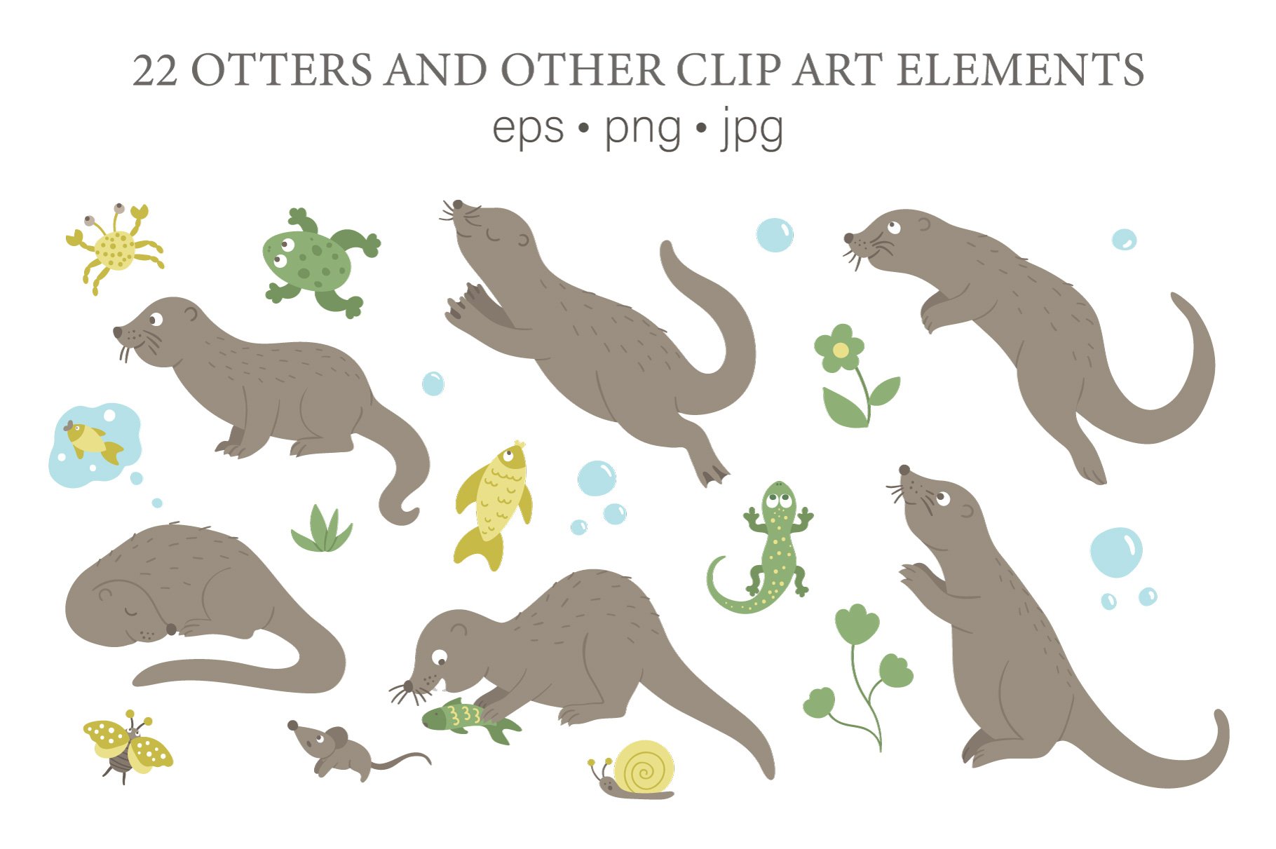 Funny Otters preview image.