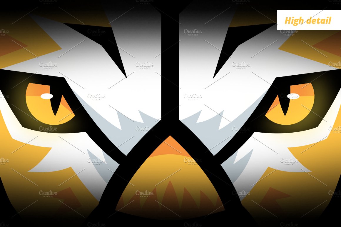 Tiger Logo Design preview image.