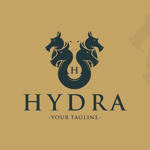 Hydra Heads Vintage Logo Template cover image.