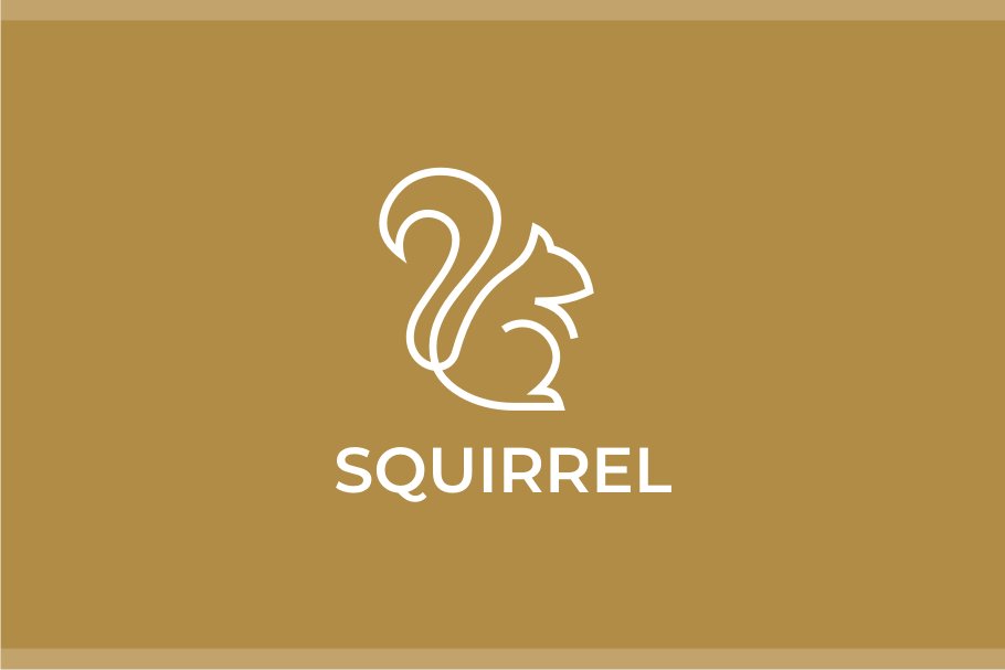 Squirrel Mascot Cartoon Logo 4 #335762 - TemplateMonster