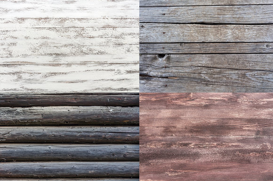 12 Wooden Backgrounds preview image.