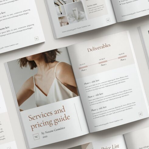 Services & Pricing Guide Template cover image.