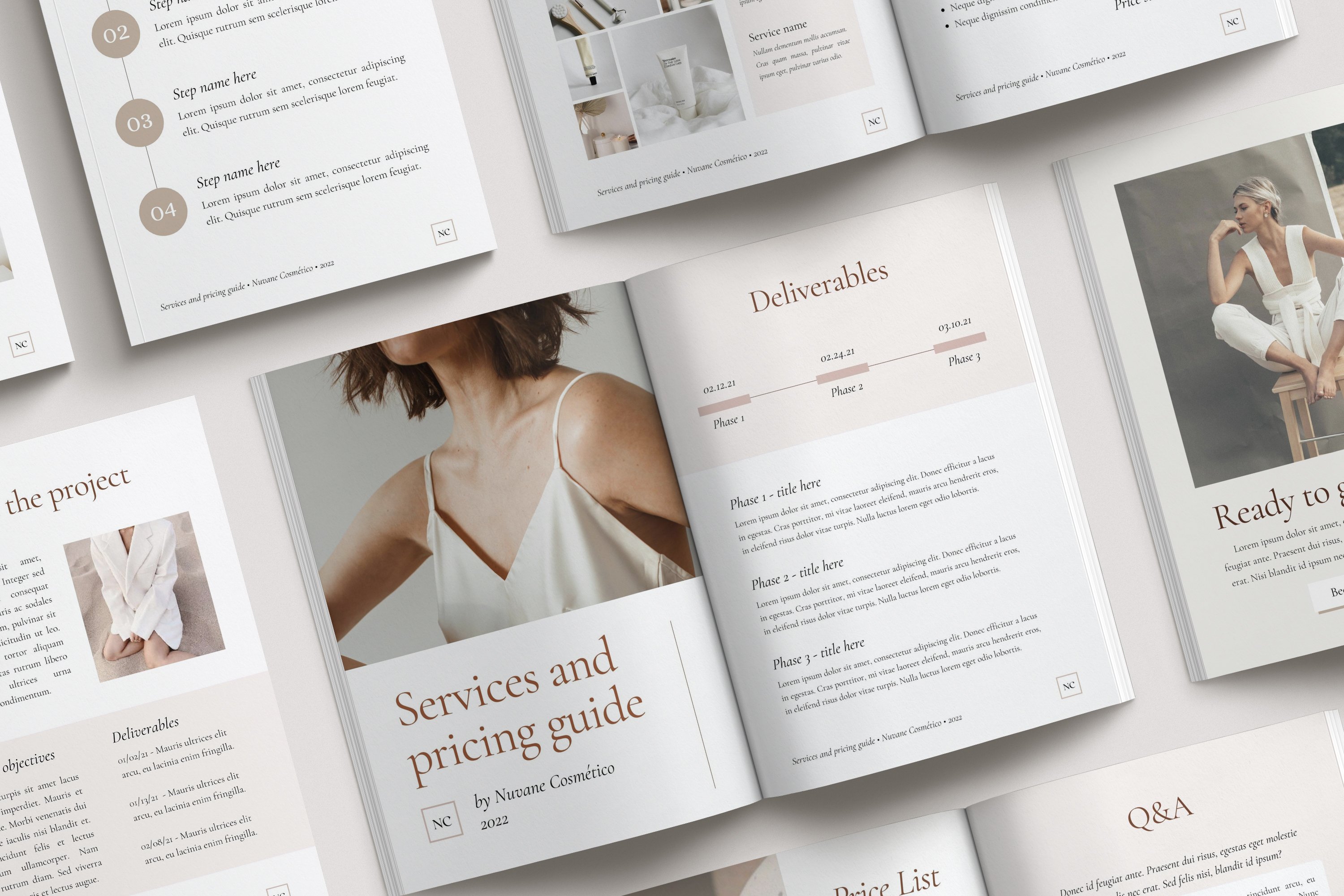 Services & Pricing Guide Template cover image.
