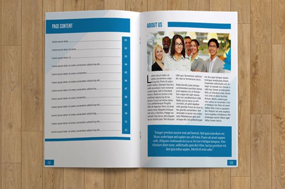 InDesign Business Brochure - V47 preview image.