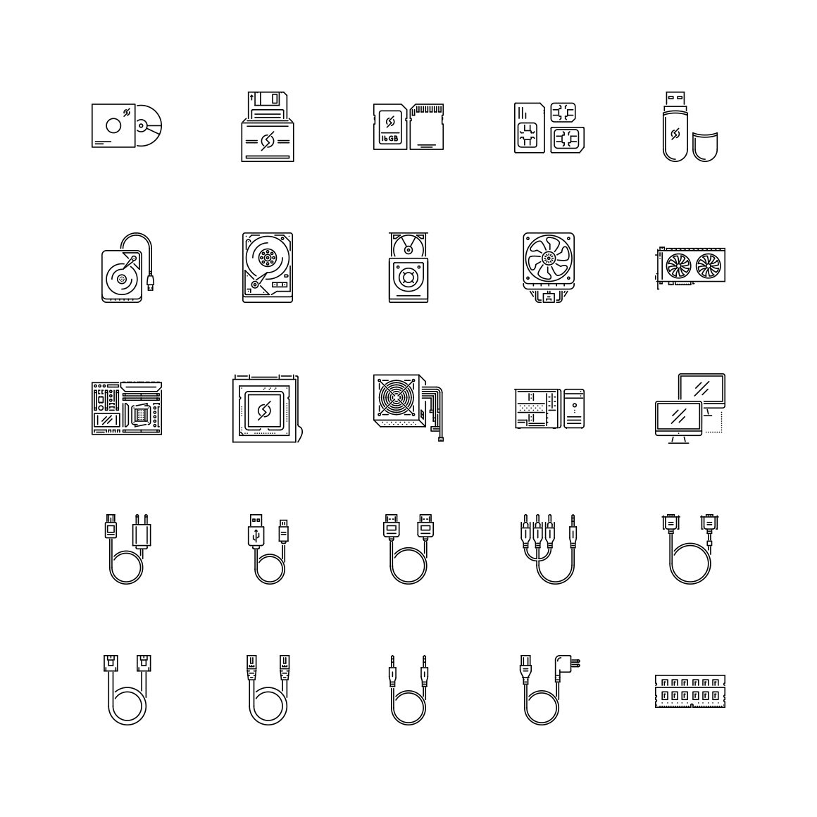 The Computer Outline Icons 25 preview image.