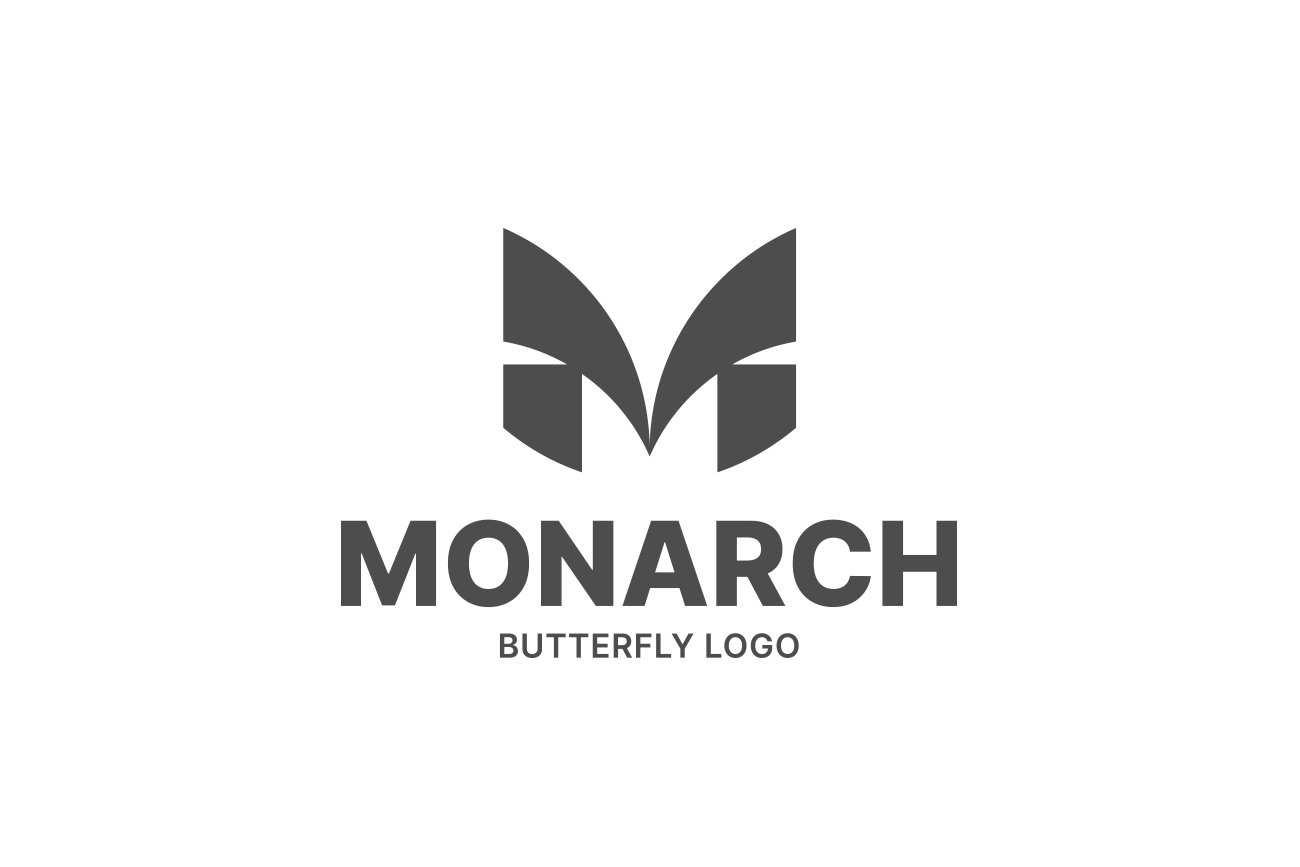 Monarch Logo Butterfly Mascot preview image.