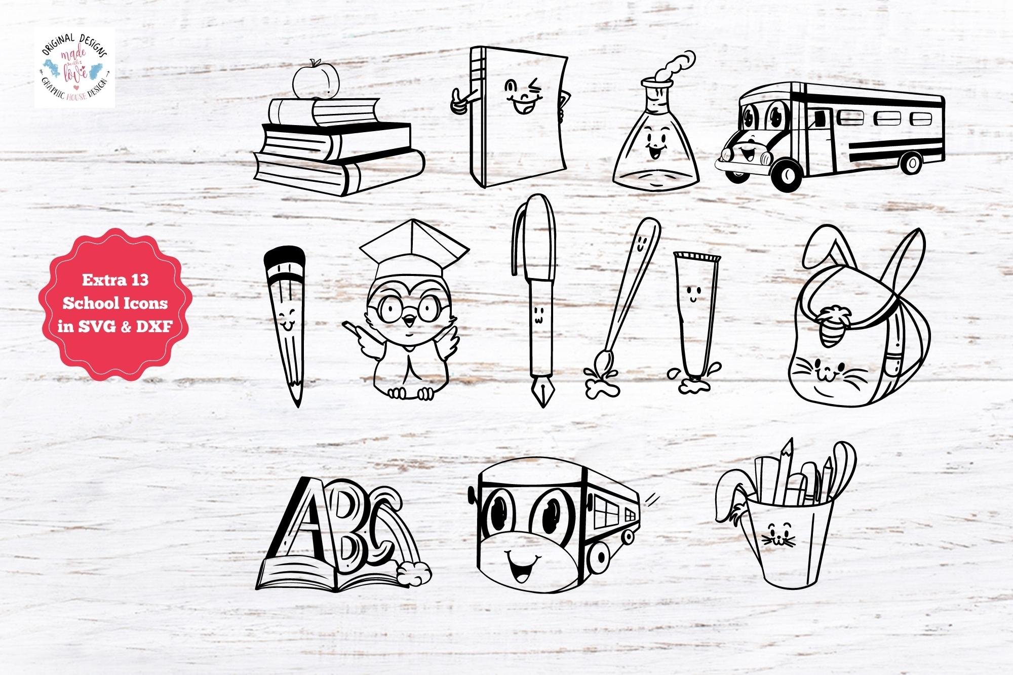 Teachers - Back to School SVG cover image.