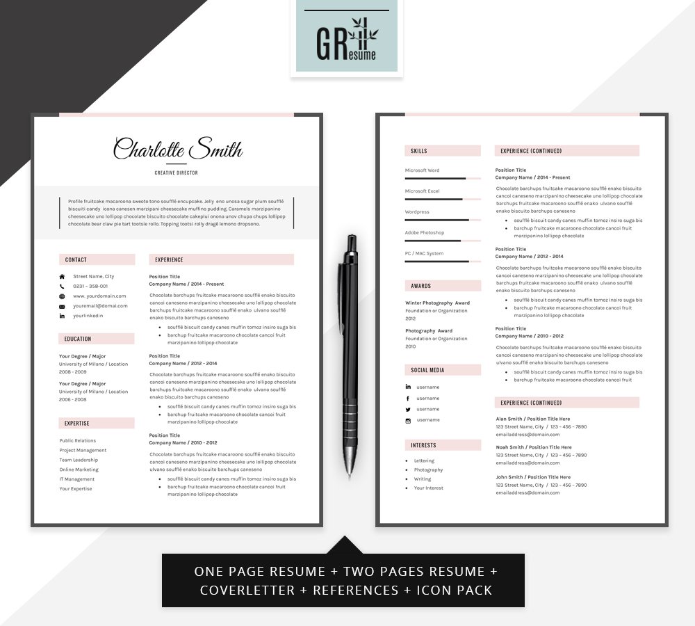 Resume Template | CV Template - 01 preview image.
