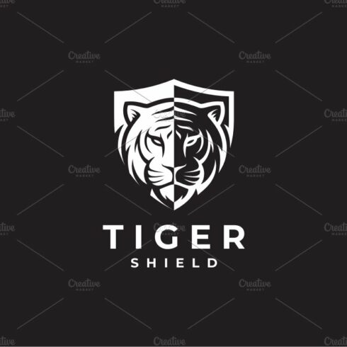 Tiger Shield Logo Template cover image.