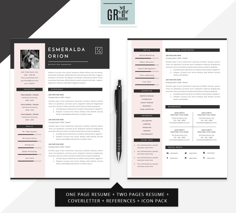 Resume Template | CV Template - 11 preview image.