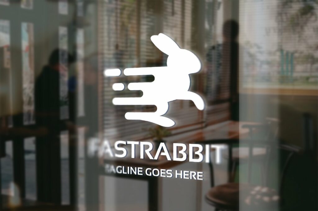 Fast Rabbit Logo – MasterBundles