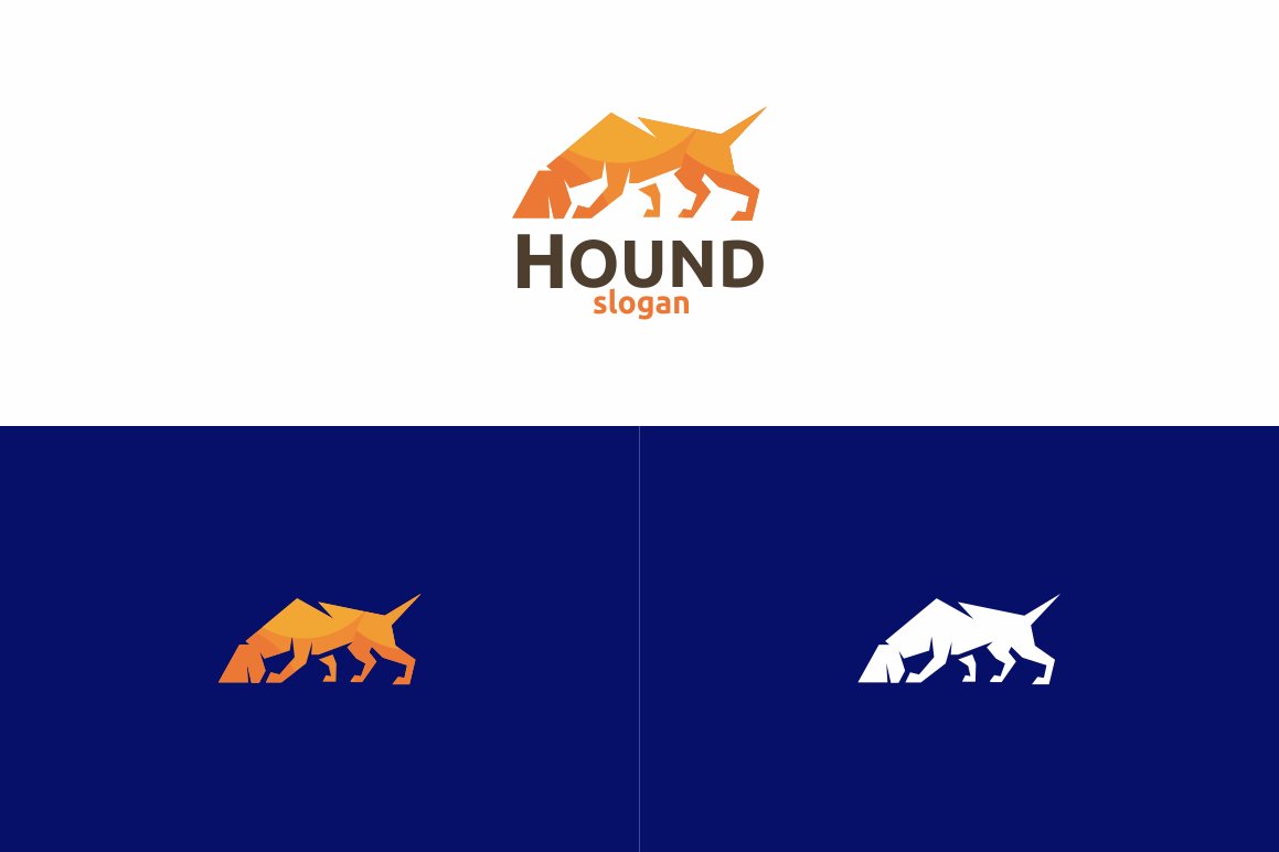 Greyhound Dog Logo preview image.