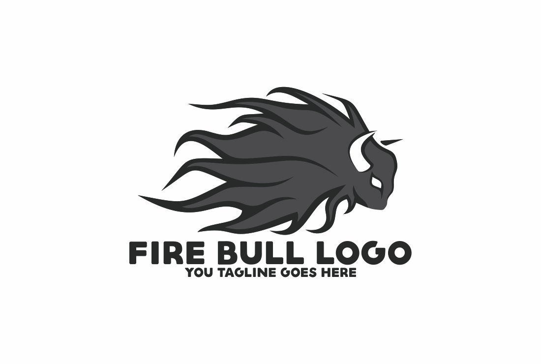 Fire Bull Logo preview image.