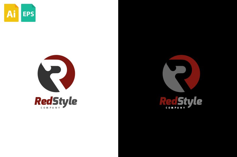 Red Style Logo preview image.