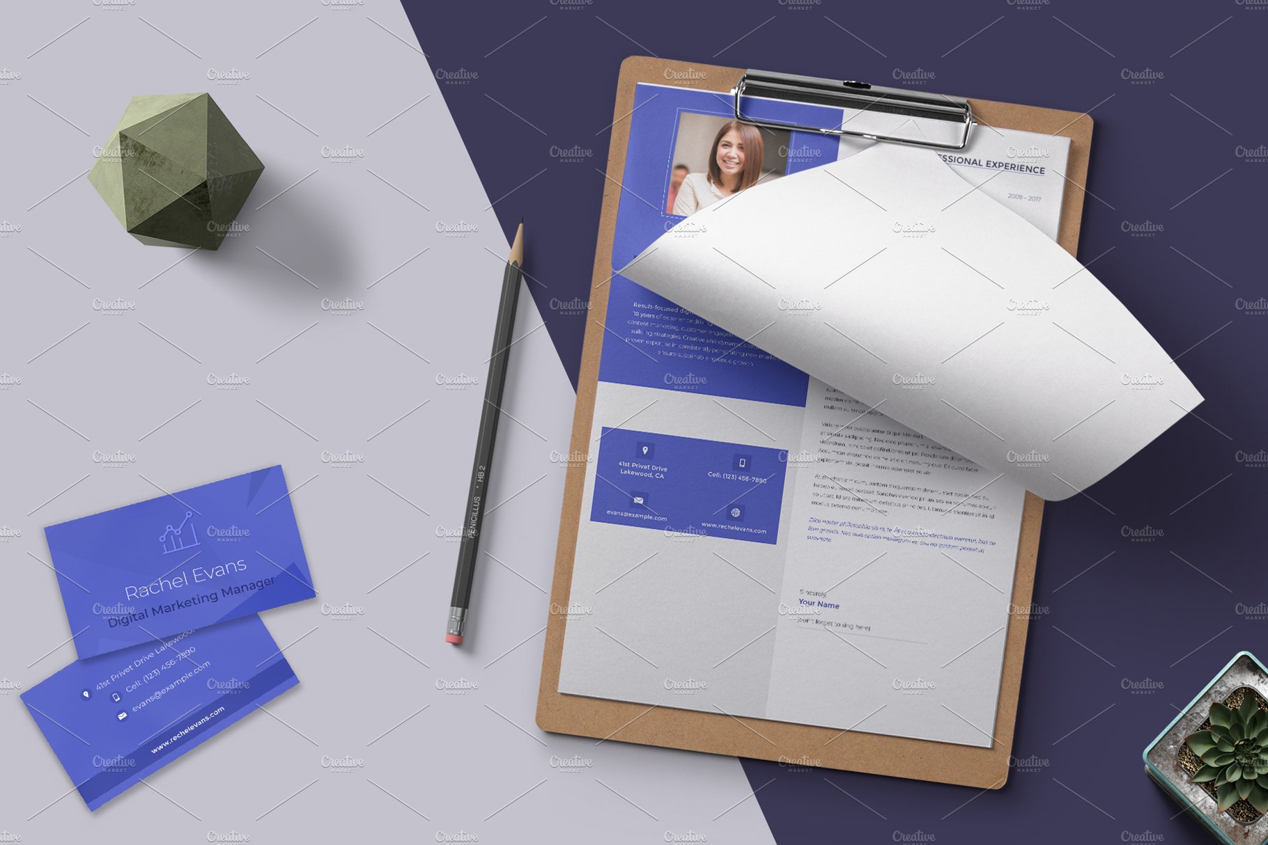 3-in-1 Resume for Marketing Manager preview image.