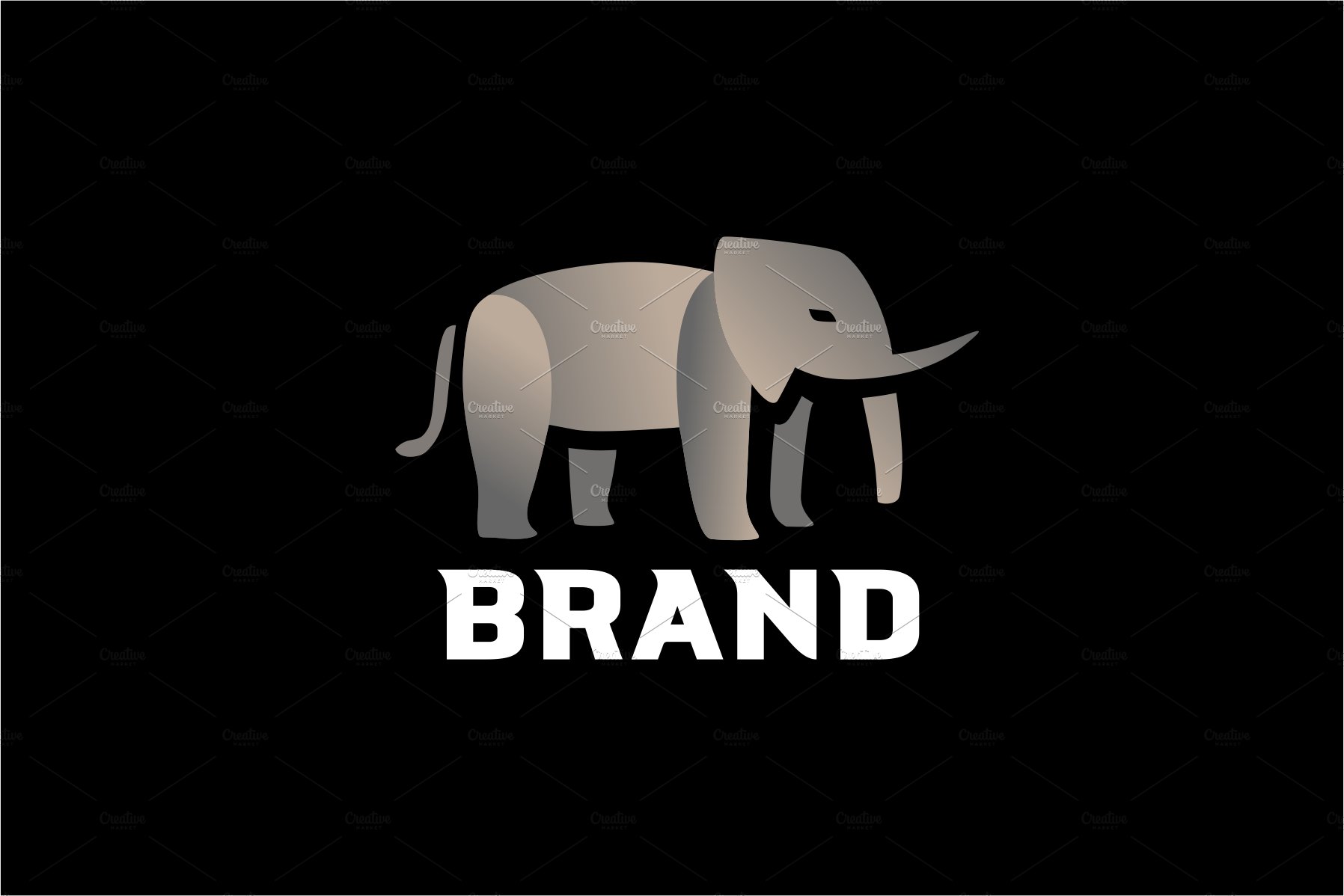 Elephant Logo Design preview image.