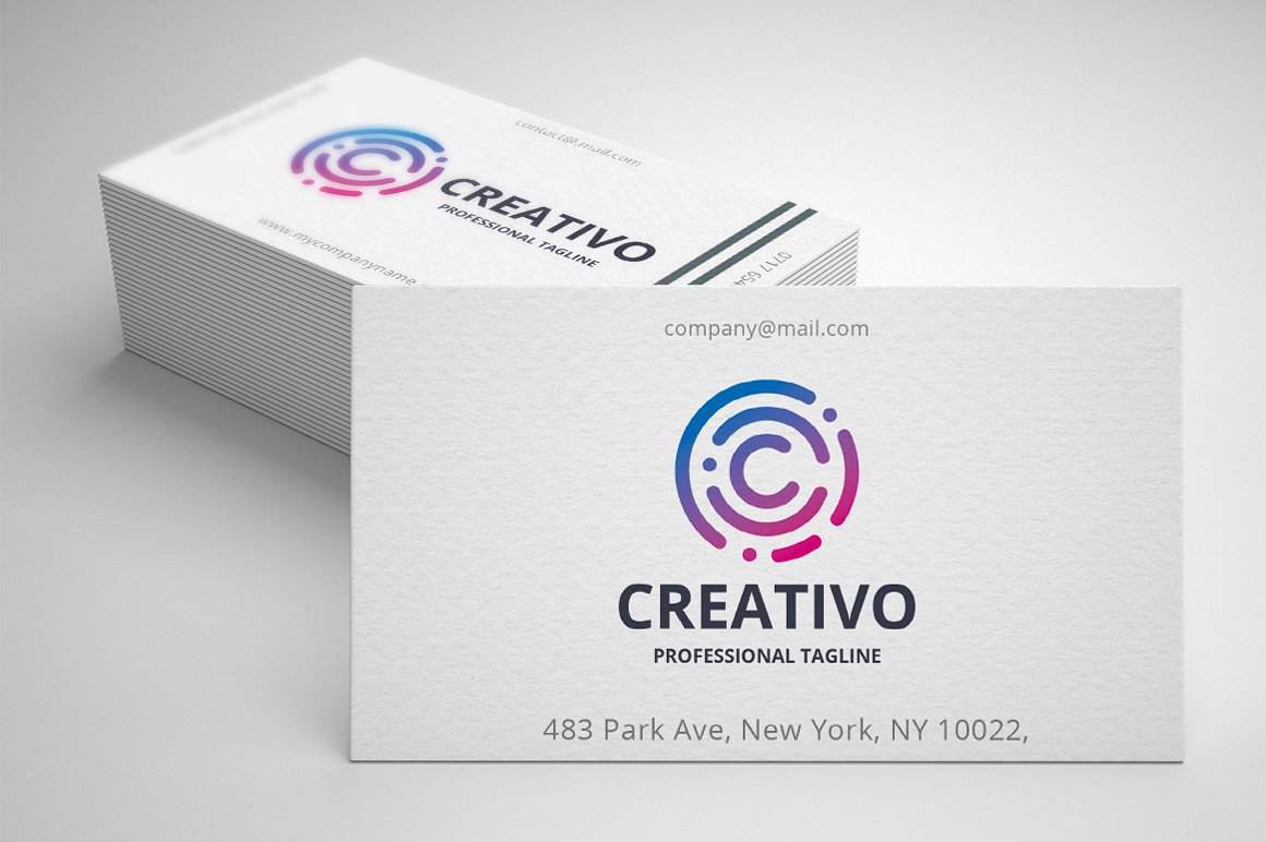 Creative Round Letter C Logo preview image.