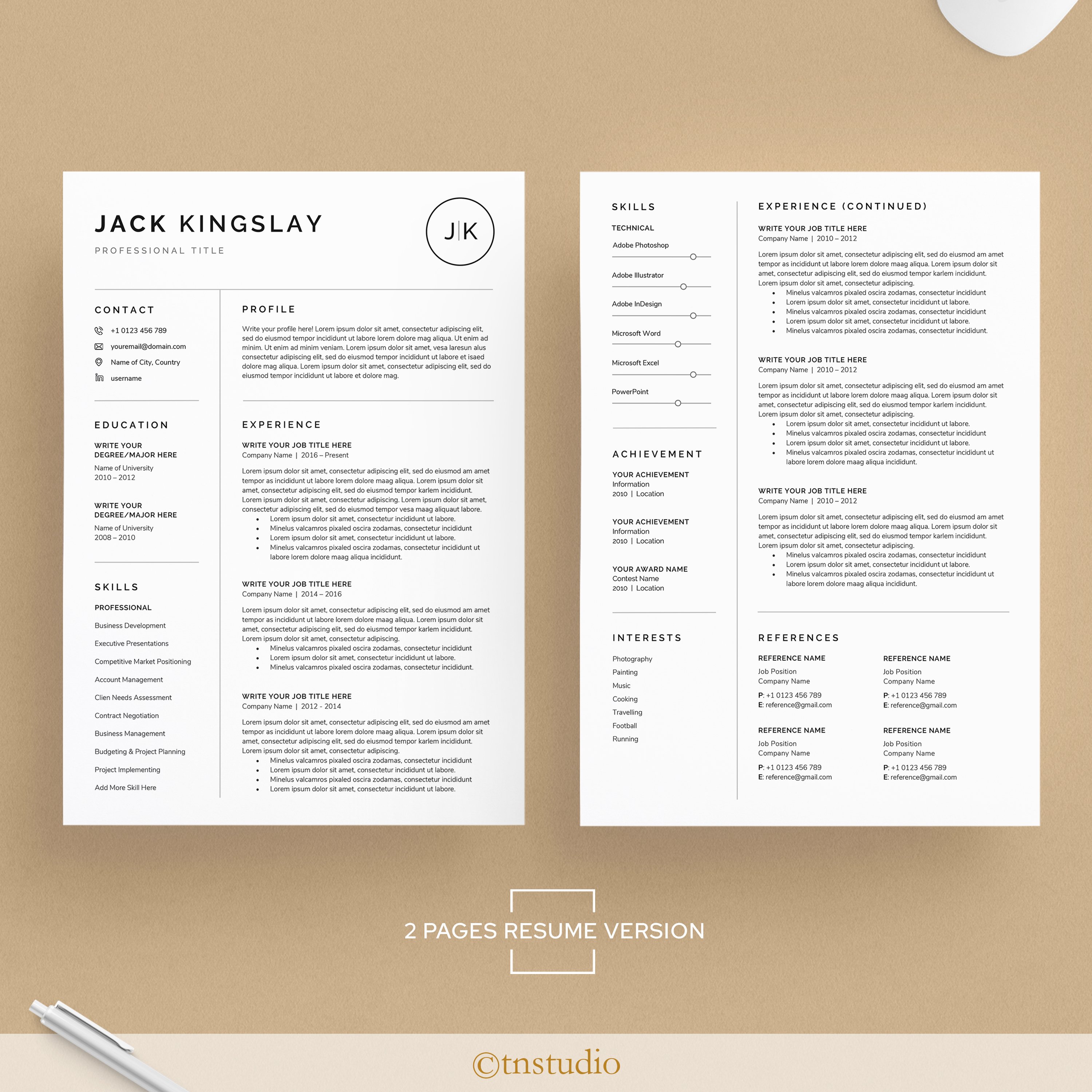 Resume/CV - JK preview image.