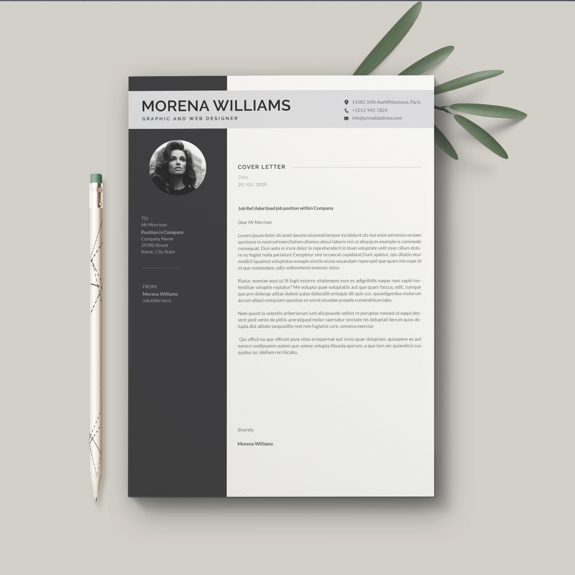 Resume Morena preview image.