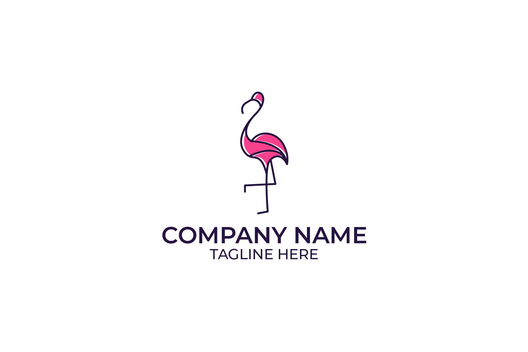 Flamingo Logo Design cover image.