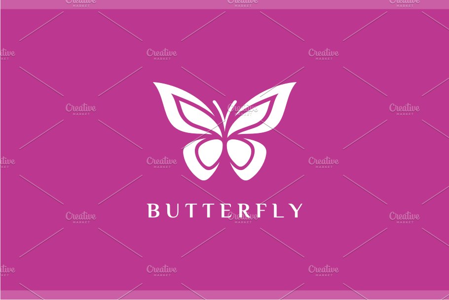 Butterfly Logo preview image.
