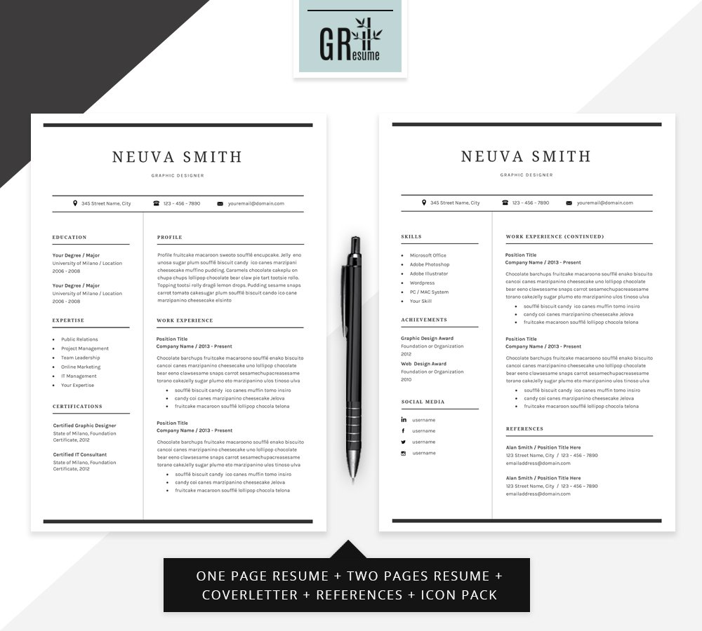 Resume Template | CV Template - 10 preview image.