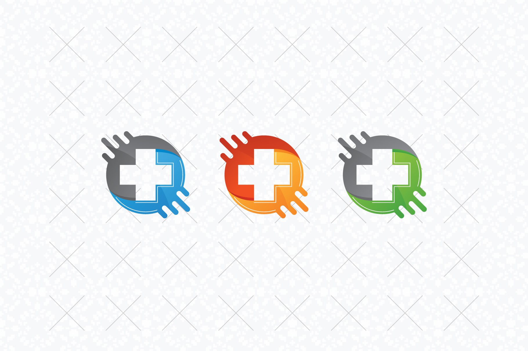Medical Logo Template preview image.