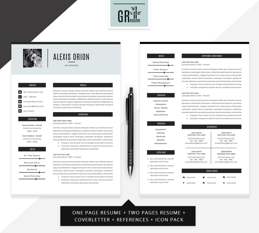 Resume Template | CV Template - 03 preview image.