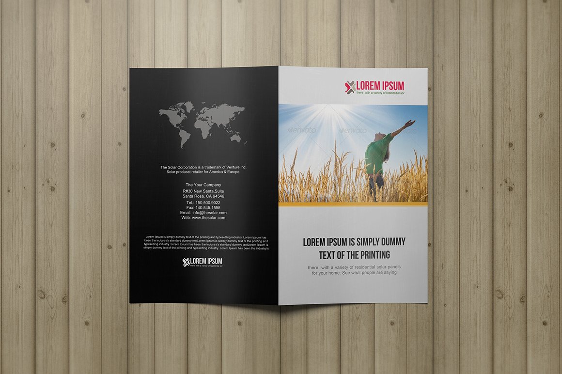 Bifold Template Business Brochure preview image.