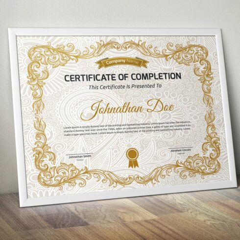 Certificate Word | PSD | AI cover image.