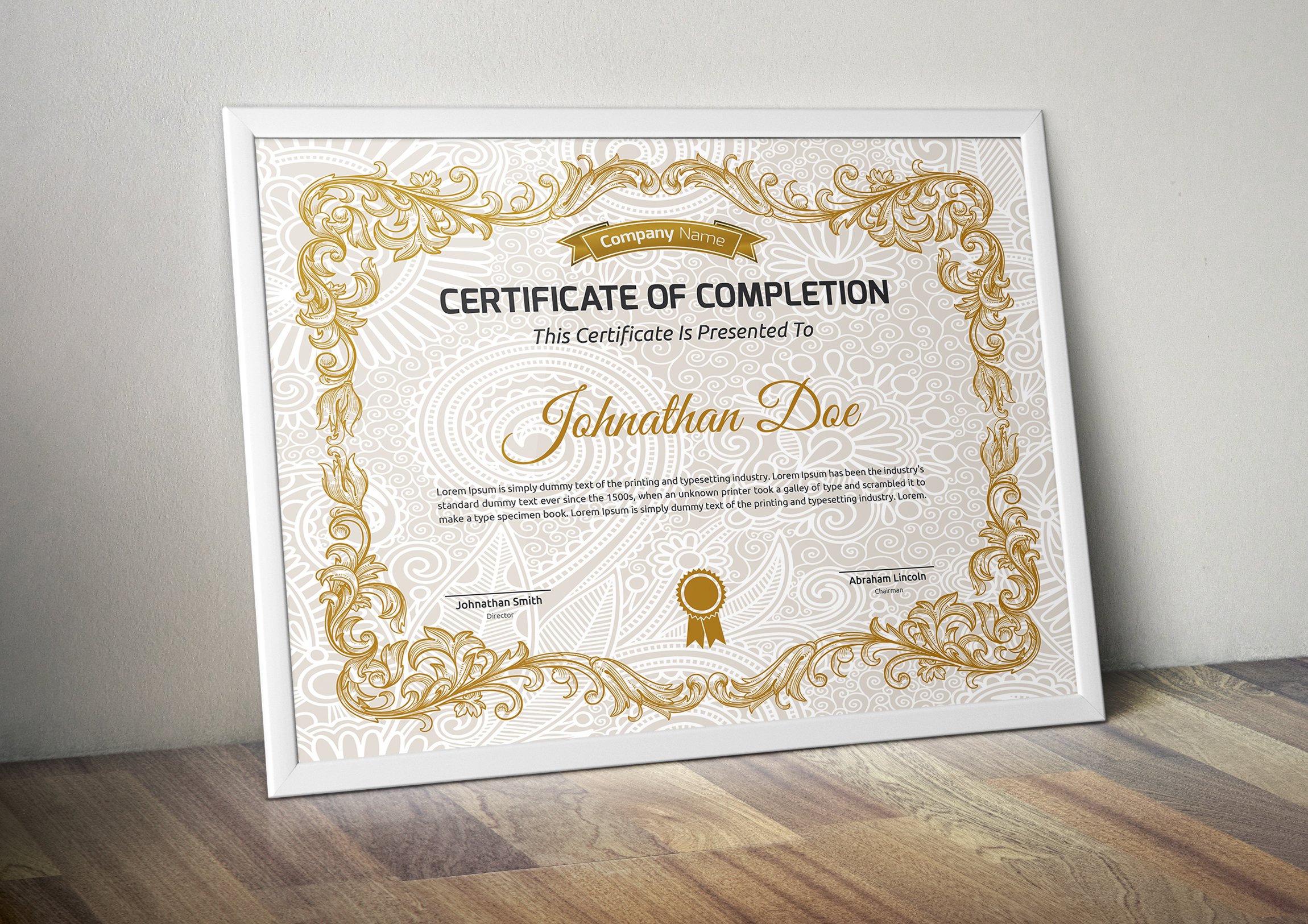 Certificate Word | PSD | AI cover image.