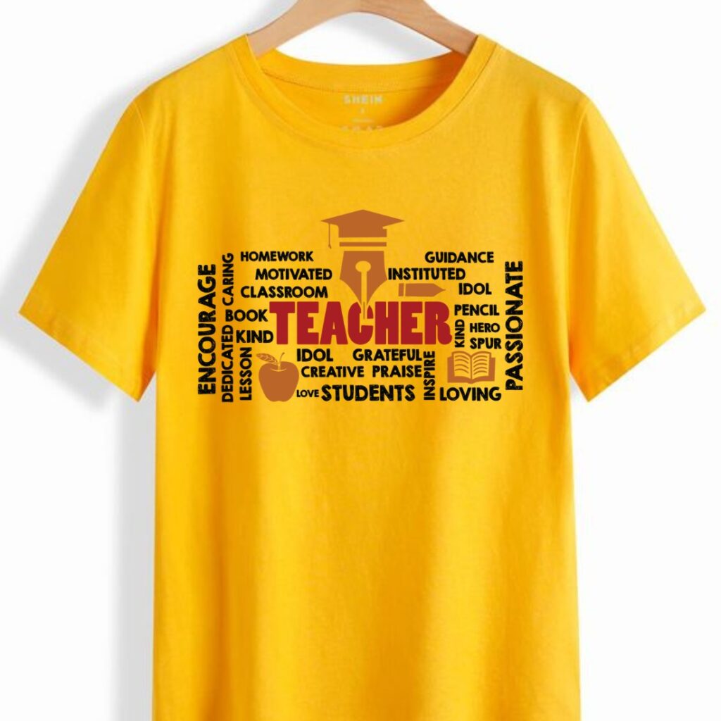 Best Teacher High Resolution TShirt Design MasterBundles