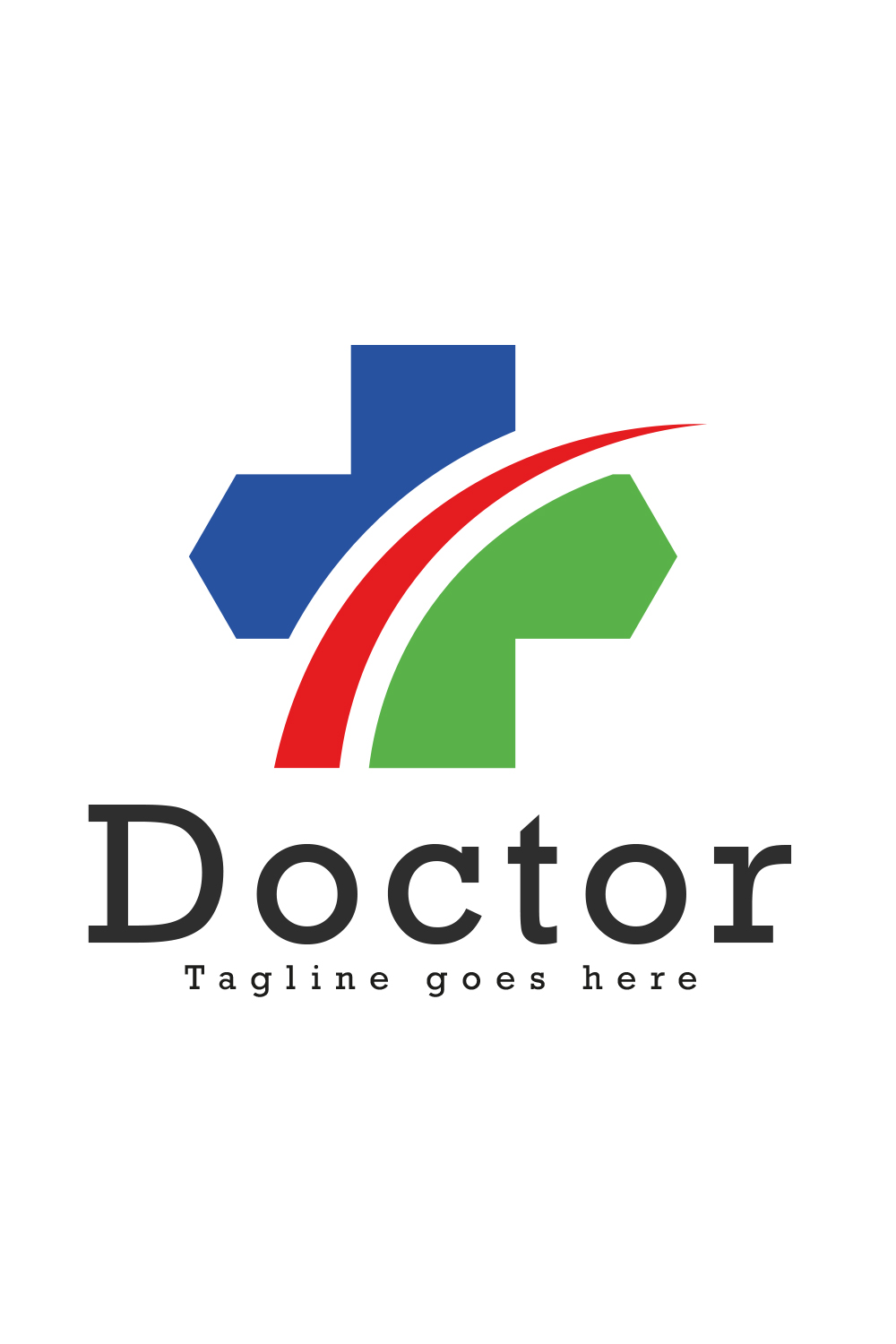 Logo design for doctor clinic and related businesses pinterest preview image.