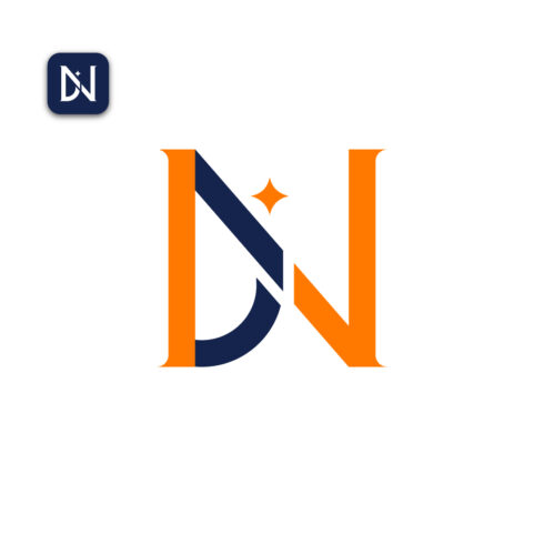Letter N + D + i mixing Lettering Sign Logo Template cover image.