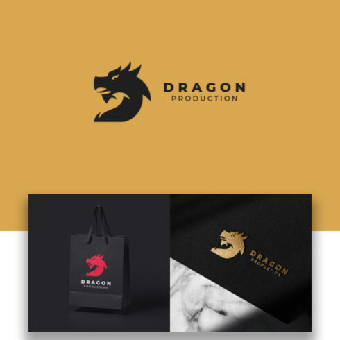 Dragon D Letter Logo Design cover image.