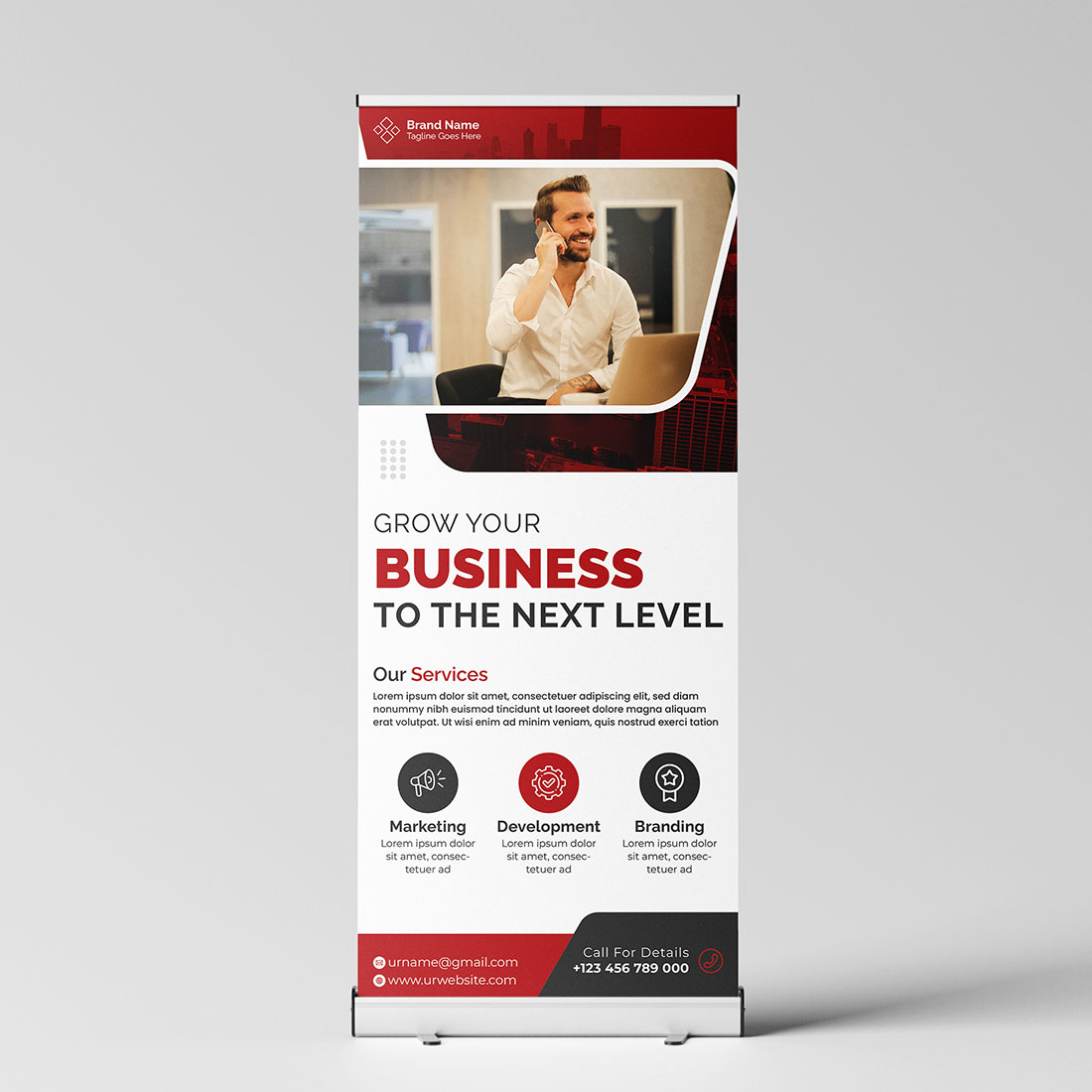 Corporate Business Rollup Banner preview image.