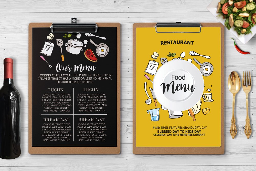 Restaurant Food Menu preview image.