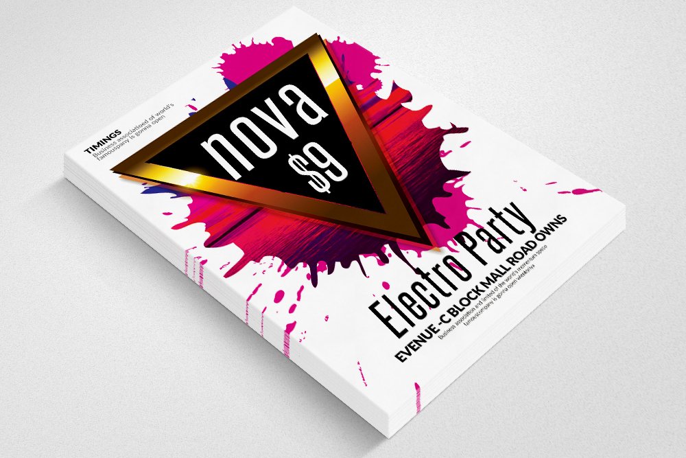 Abstract Futuristic Flyer Templates preview image.