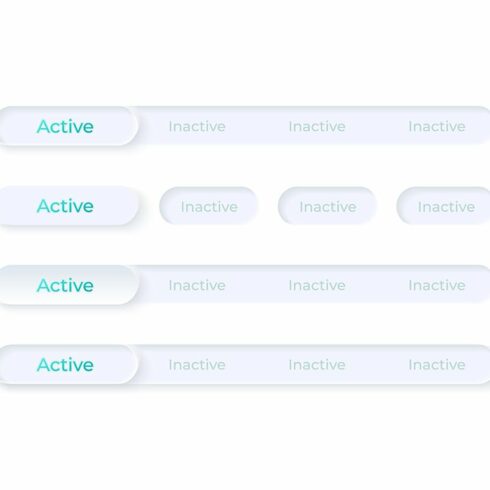 Activate and disable buttons UI kit cover image.