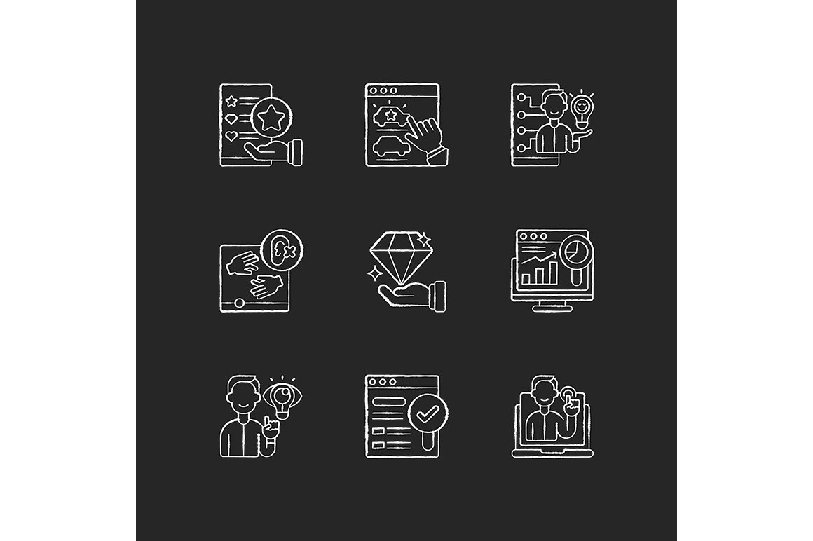 Responsive website design icons set cover image.